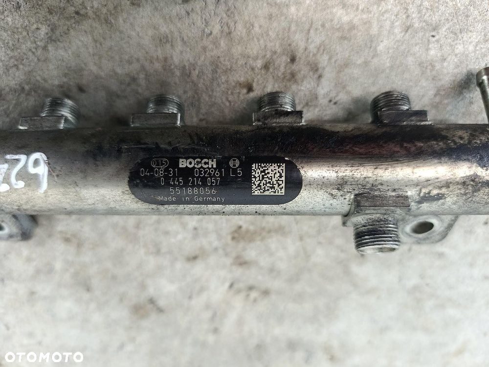 LISTWA WTRYSKOWA DIESEL OPEL VECTRA C 55188056 0445214057  BOSCH 1.9 CDTI - 5