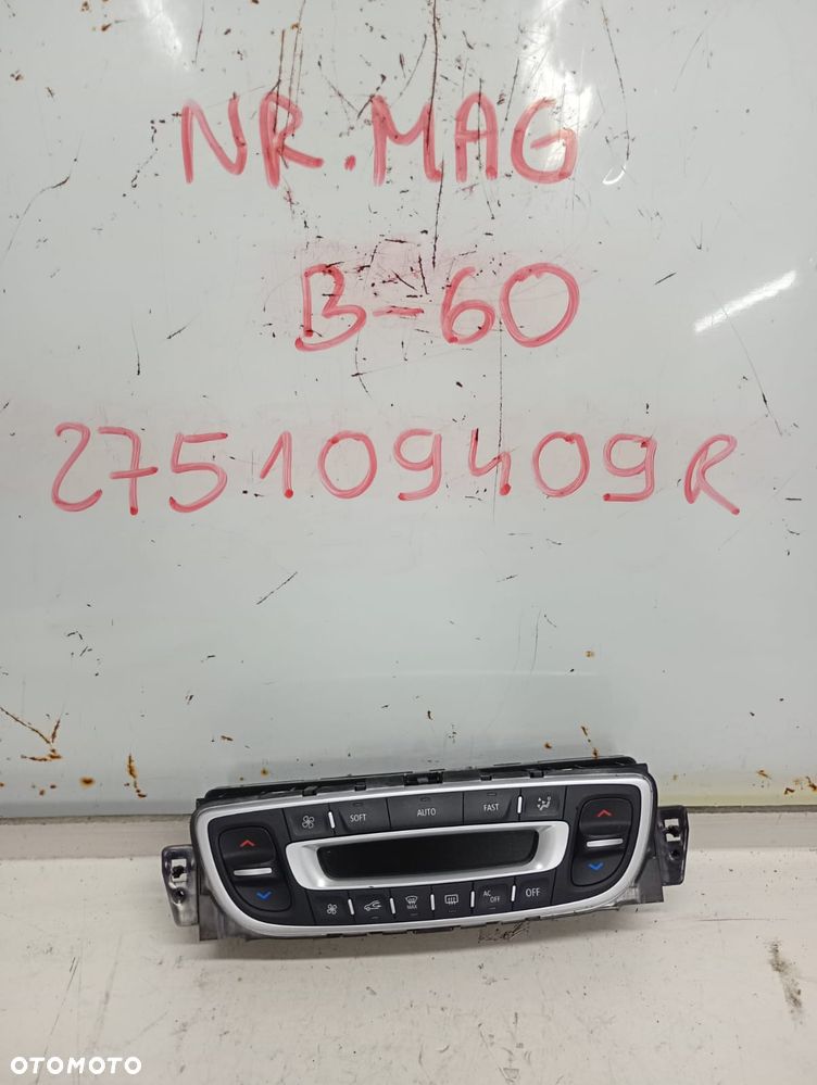PANEL KLIMATYZACJI RENAULT SCENIC III 275109409R - 1