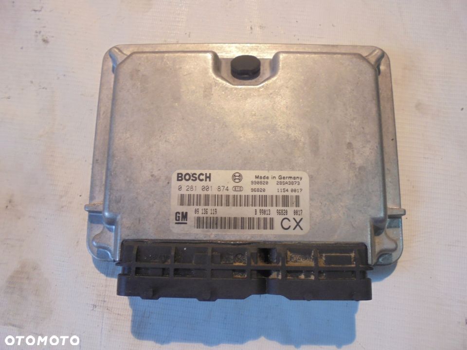 KOMPUTER OPEL VECTRA B 2.0 16V DTI 0281001874 - 1