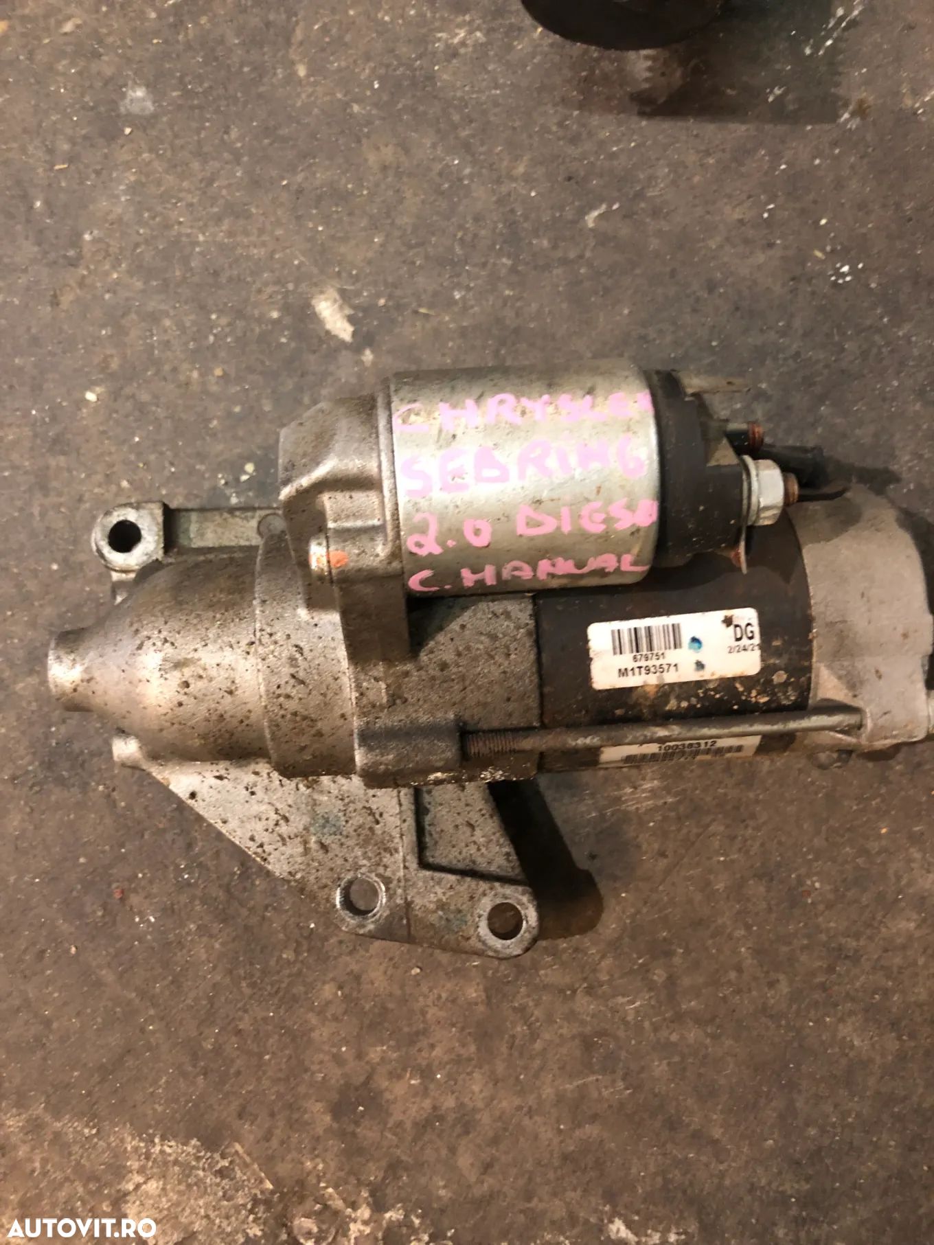 Electromotor Chrysler Sebring 2.0 CRD 2008 cutie manuala - 1