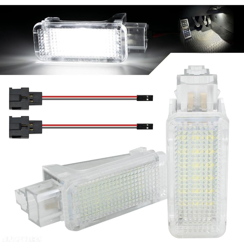 Lămpi Interior LED Audi/VW/Skoda/Porsche - Set 2 Buc - 1