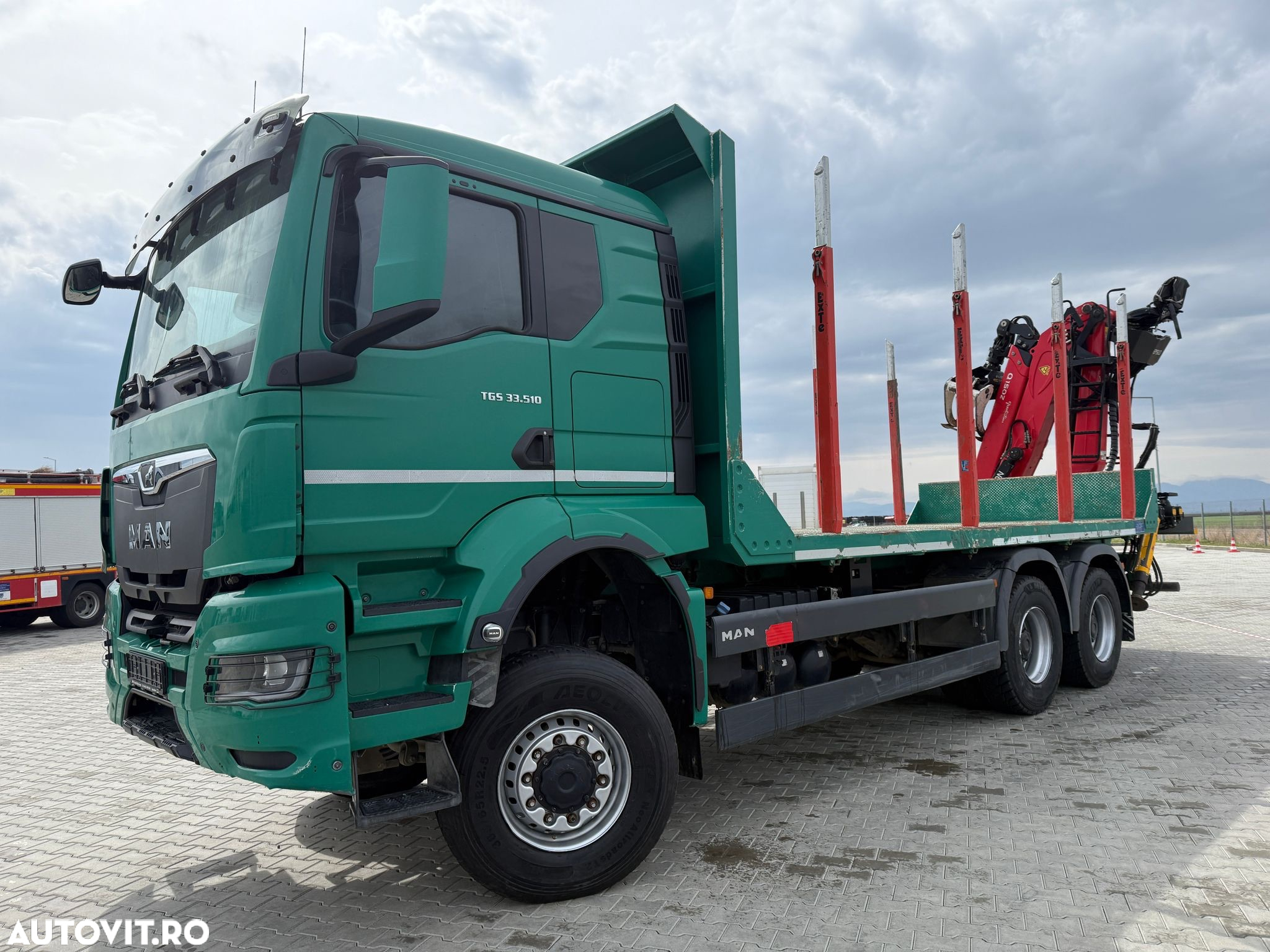 MAN TGS 33.510, Palfinger Q150, 99.000km, 2021, 6x6 - 14
