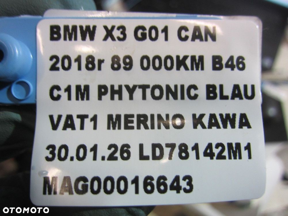 BMW X3 G01 F30 G30 G20 B46 B48 KOŁO PASOWE WAŁU 8638446 ORYGIN 11238638446 - 8