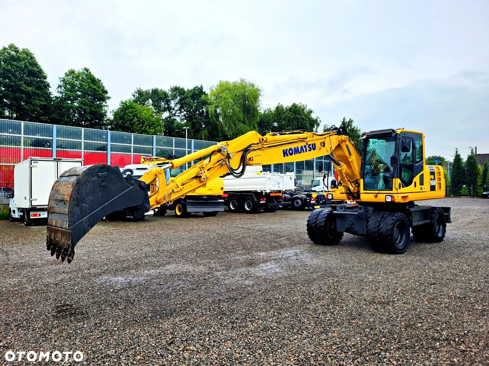 Komatsu PW 160 - 8 Wysięgnik dwuczęściowy, 3 ramiona - 4