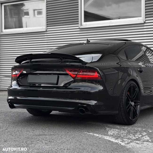 Eleron M4 Lip Codita Portbagaj Audi A7 C7 S7 (2010-2018), Negru Lucios - 7