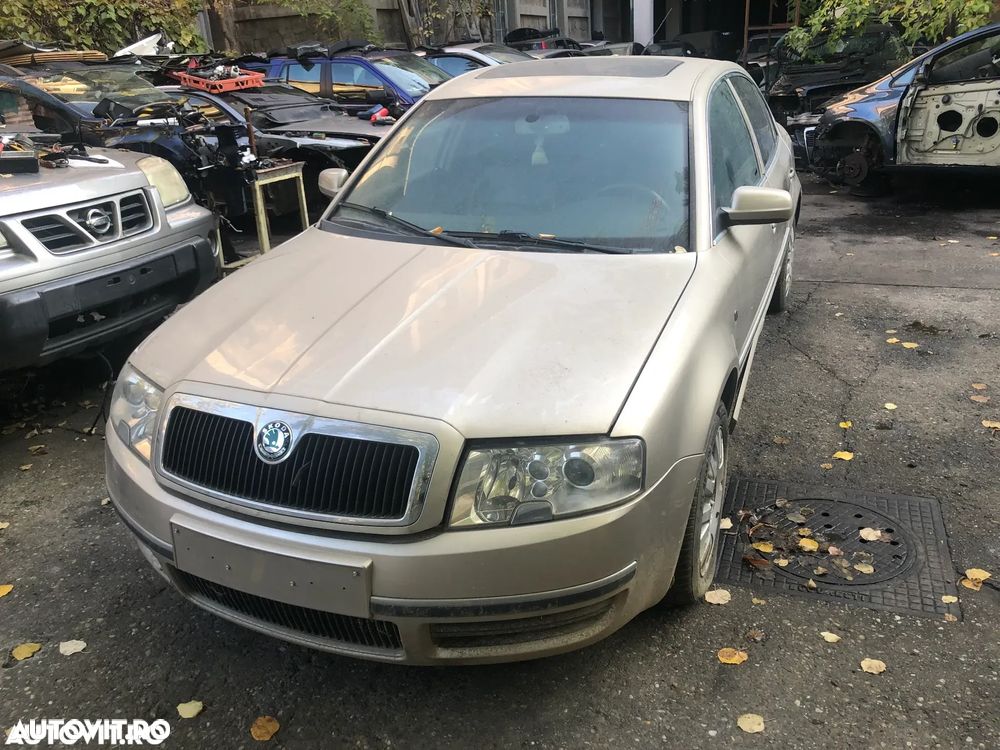 Capota fata motor Skoda Superb 1 bej auriu(fara grila) - 9