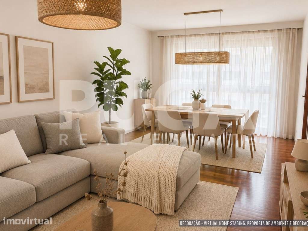 Apartamento T3 no Centro de Espinho | Vista Mar e Garagem Box - Grande imagem: 4/17
