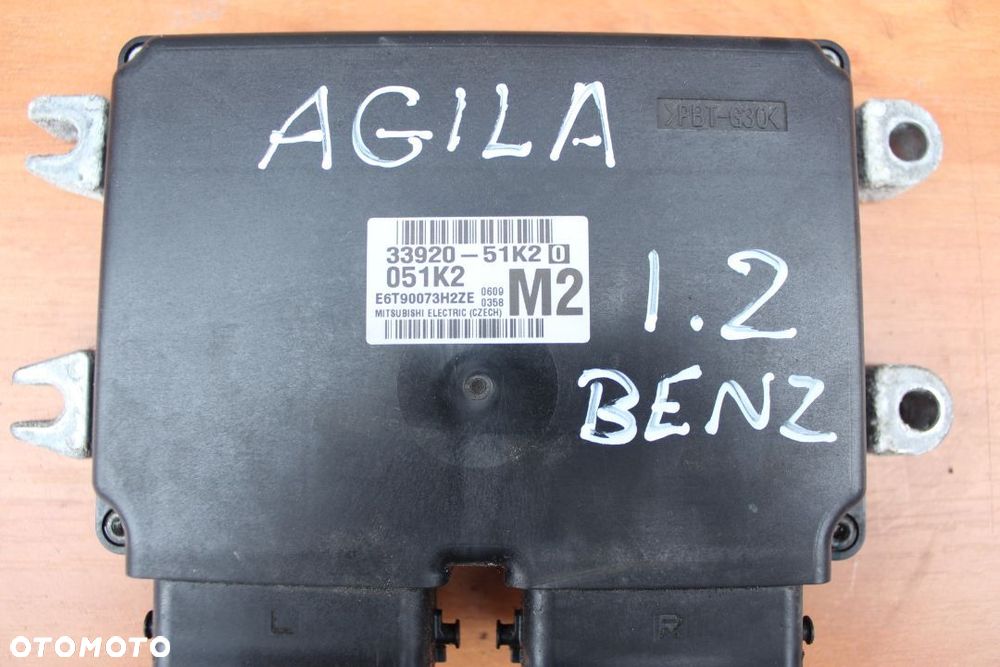 STEROWNIK KOMPUTER SILNIKA OPEL AGILA B 1.2 16V 33920-51K20 - 2