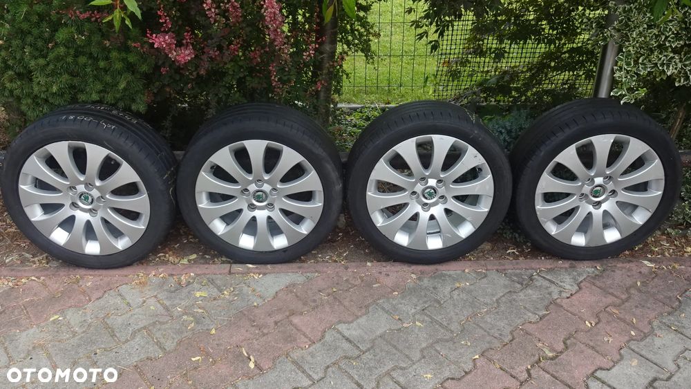 Koła letnie 17'' 5x112 SKODA ET49 225/45R17 Oryginale 6010258 - 15