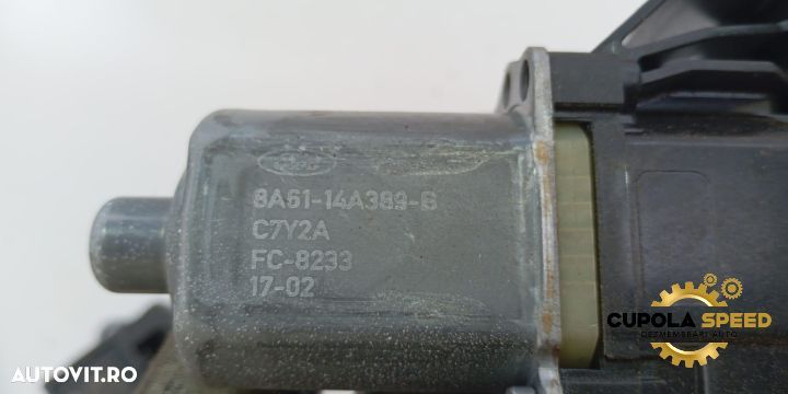 Motoras macara geam stanga 8A61-14A389-B Ford Fiesta MK7 [facelift] [ - 3