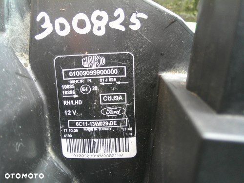 FORD TRANSIT MK7 06-13 PRAWA PRZEDNIA LAMPA ORYGINAŁ 6C11-13W029-DE - 11