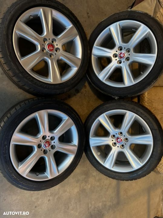 vand jante originale Jaguar pe 18” echipate cu anvelope noi - 1