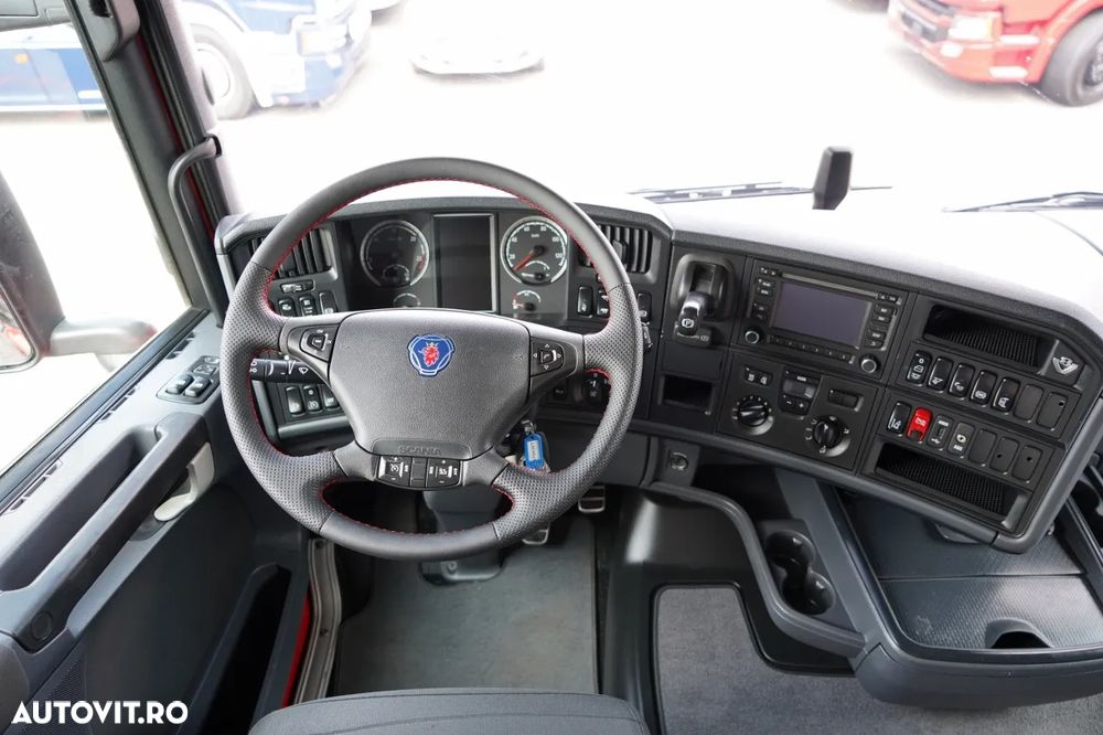 Scania R 580 / V8 / 6x4 / MTA: 150.000 KG / RETARDER / I-PARK COOL / ADR COMPLET / TRACTOR CU 3 AXE / IMPORTAT - 27