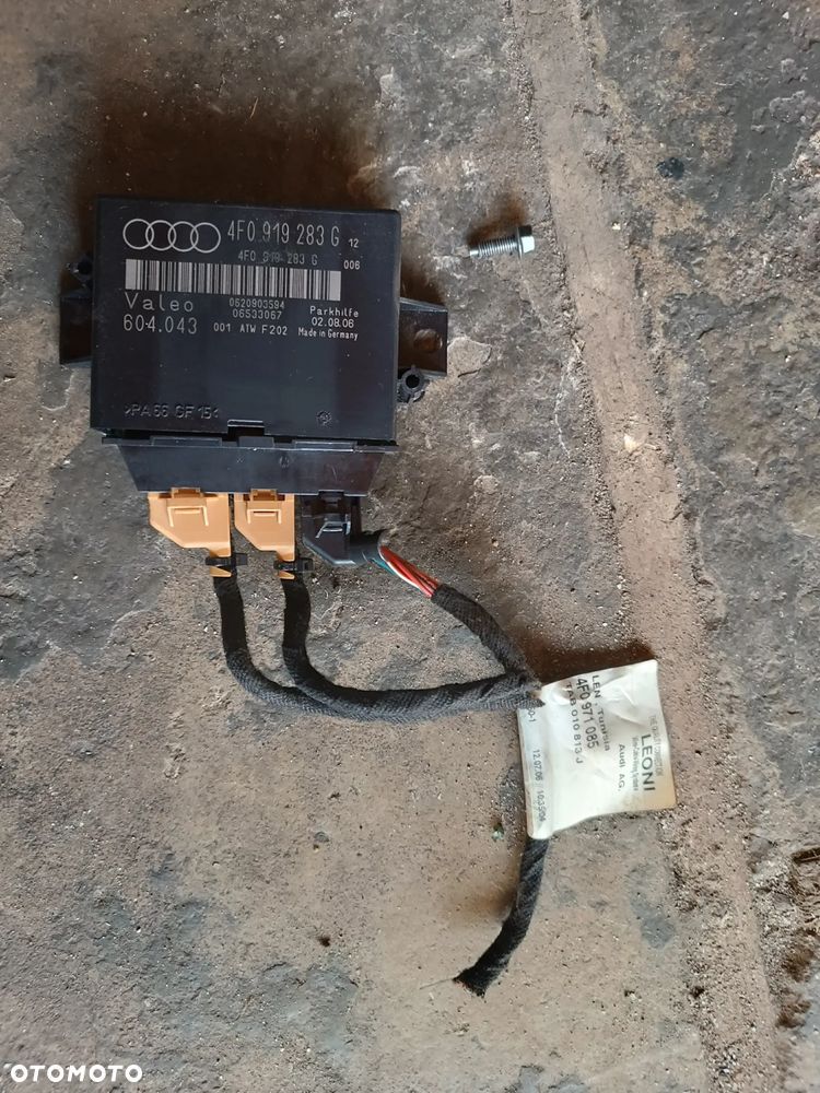 MODUŁ PARKTRONIC PDC AUDI A6 C6 4F0919283G WIĄZKI KOSTKI - 1