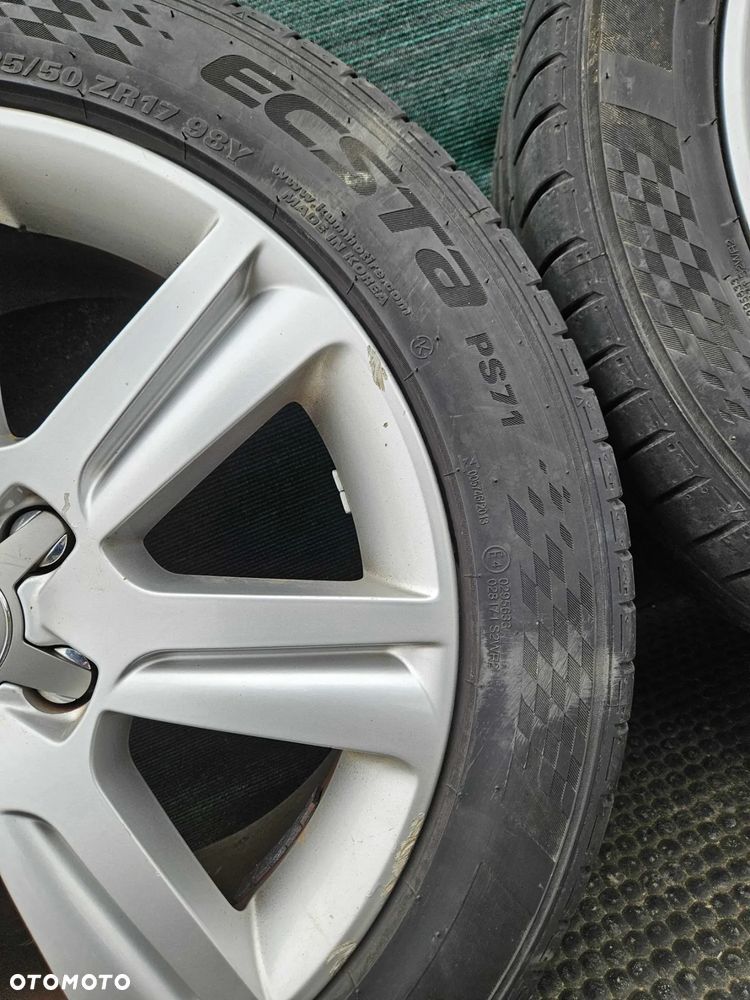 Alu Felgi 8K0601025B Alufelgi R17 Ronal 1922 5x112 7.5J ET45 Opony Letnie 225/50 AUDI VW Skoda Seat - 6