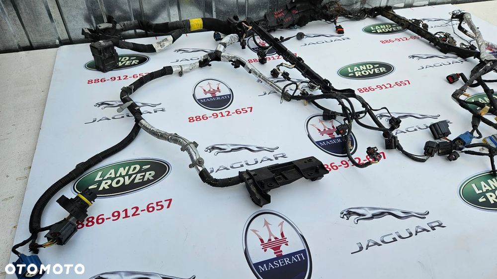Jaguar XJ 351 LIFT 2015- 5.0 SC 510 KM Instalacja silnika Wiązka Przewody GX53-12C508-EC - 2