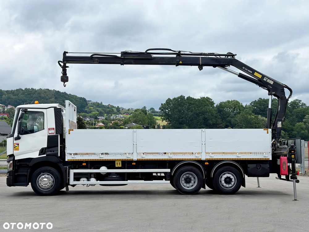 Renault T 380 * SKRZYNIA 6,80 m * HIAB 144 BS - 2 HIDUO + PILOT * STAN BDB - 5