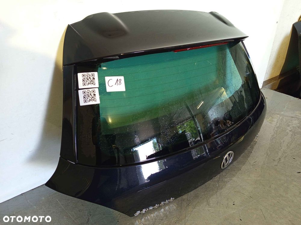 + KLAPA TYŁ TYLNA BAGAŻNIKA VW VOLKSWAGEN SCIROCCO 3 III 1K8 LC9X CZARNA - 3