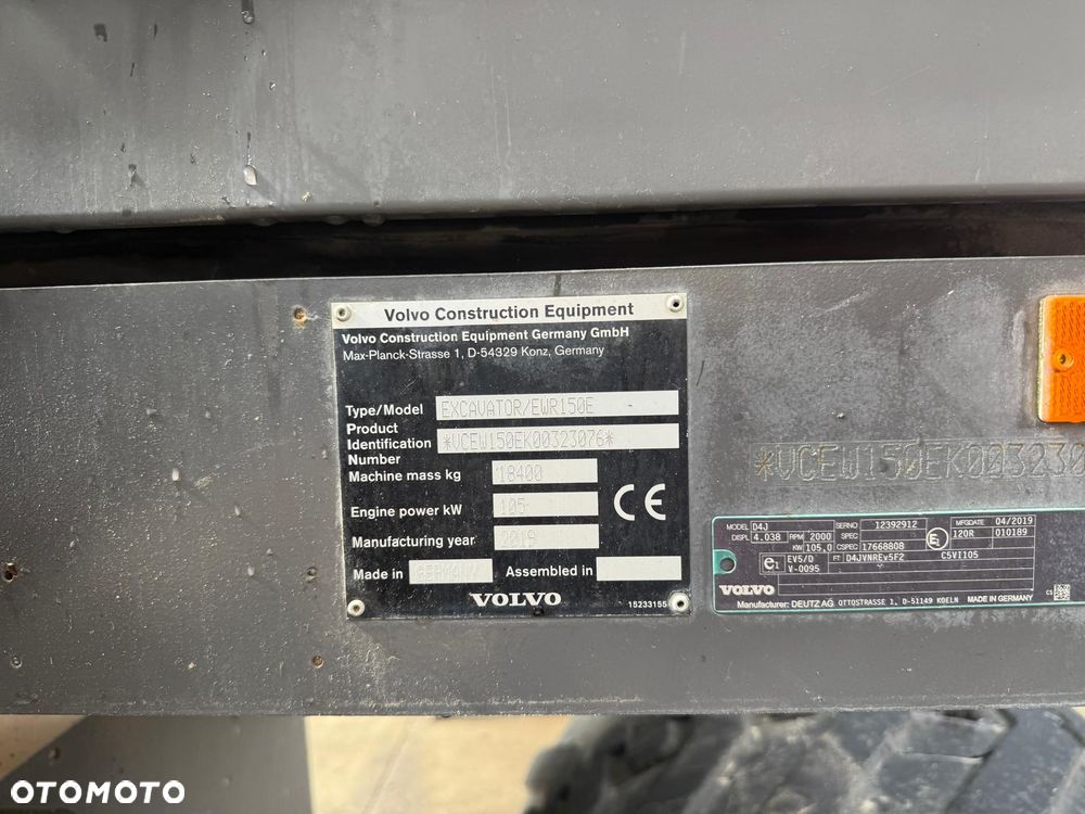 Volvo EWR 150 E Super Stan Koparka Kołowa Rototilt Steelwrist - 22