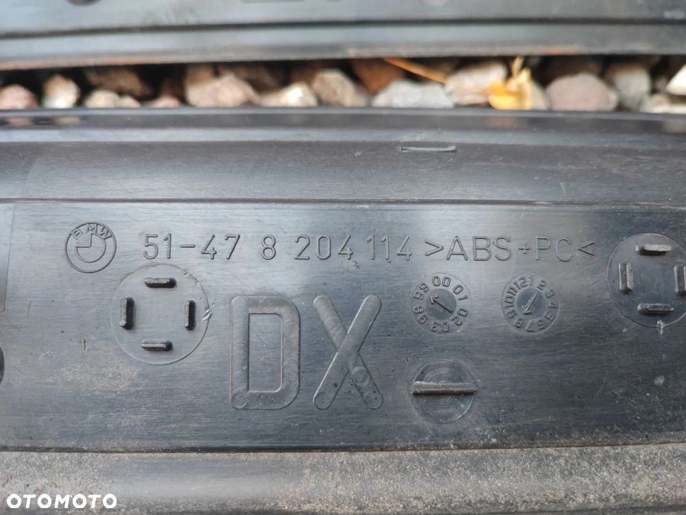 BMW E46 COUPE / CABRIO ORYGINALNE LISTWY OZDOBNE PROGOWE LEWA / PRAWA O NR. 51 47 8 219 213 / 51 47 8 219 214 OEM W WERSJI CHROM - 24