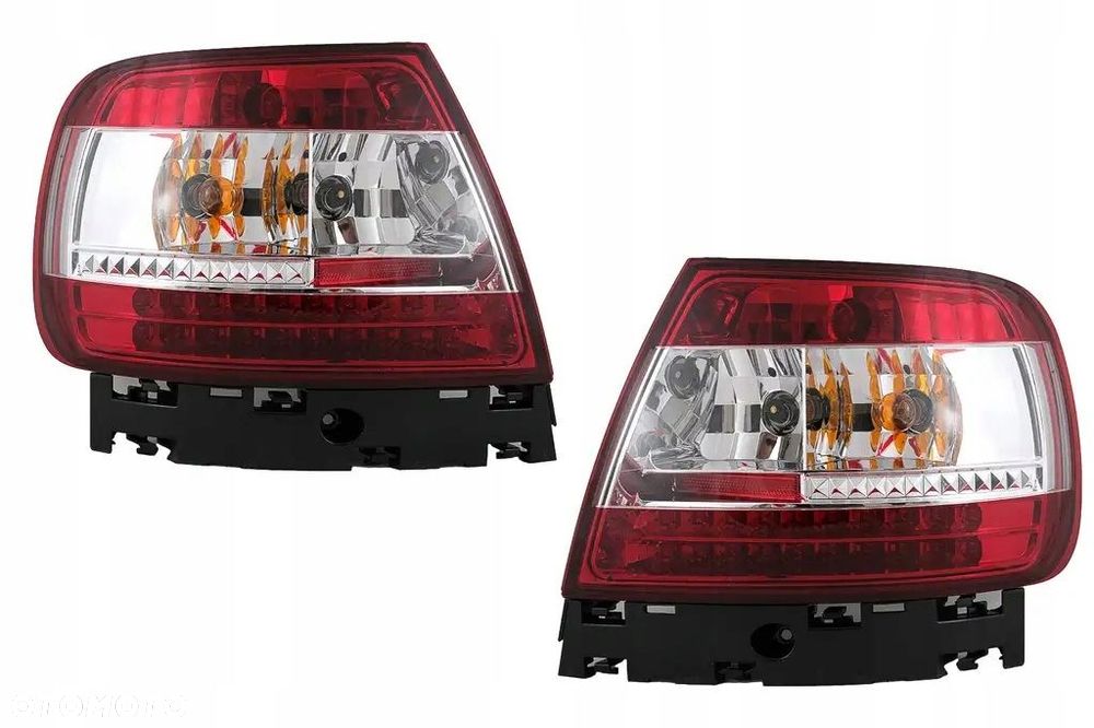Lampy tyl ne kpl Diody Led Tuning Clear Red Audi A4 b5 8d Sedan 1994-2001 - 2