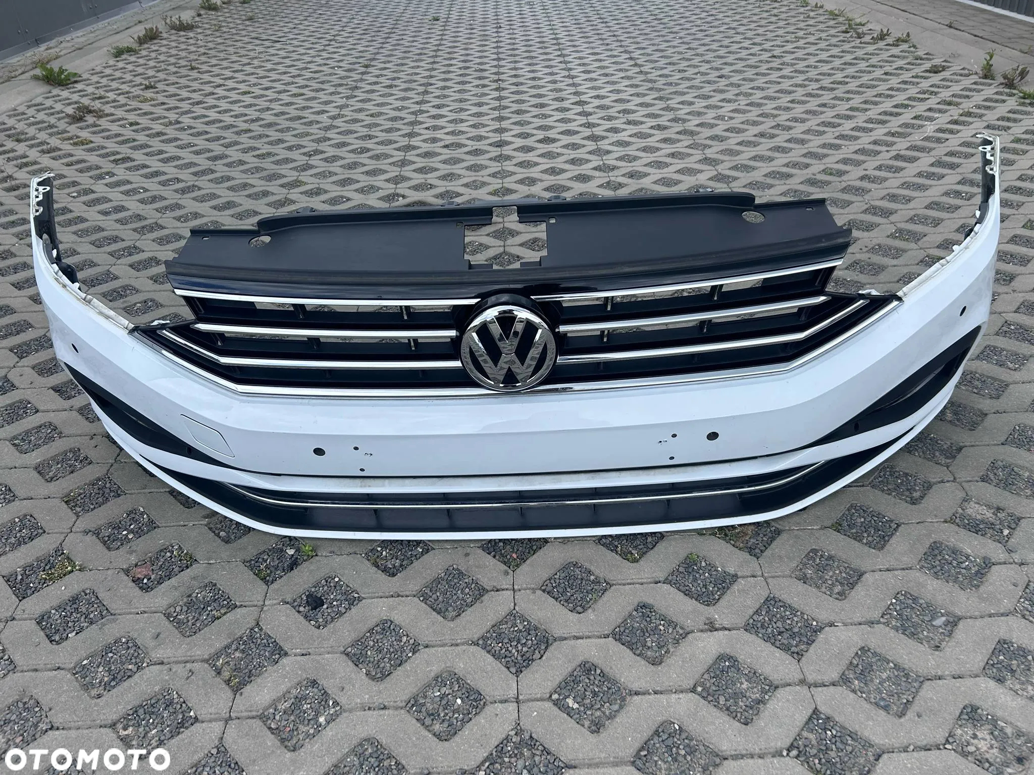 Vw Passat B8 Lift Zderzak Przód Przedni Kompletny 6xPDC LS9R - 11