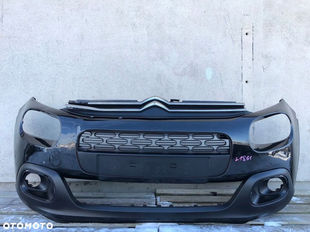ZDERZAK PRZÓD PRZEDNI CITROEN C3 III 16-  KRATKA GRILL SPOILER 9812061577 - 1