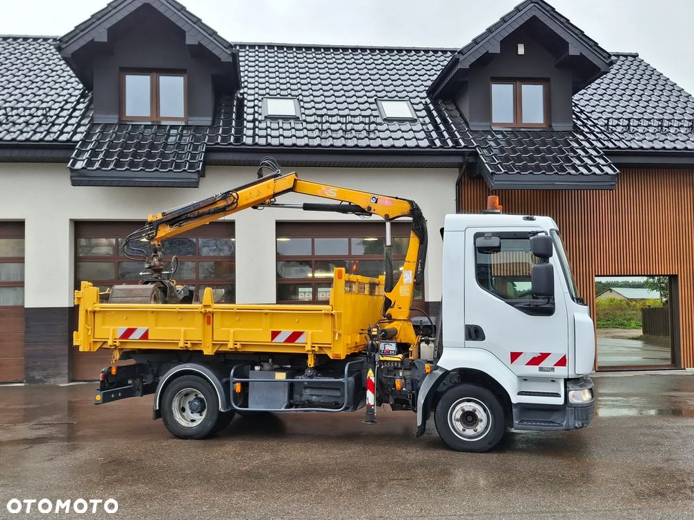 Renault Midlum Wywrotka 3 Stronna HDS HIAB Żuraw Dźwig Hydroburta Łyżka Chwytak Obrotowy - 7