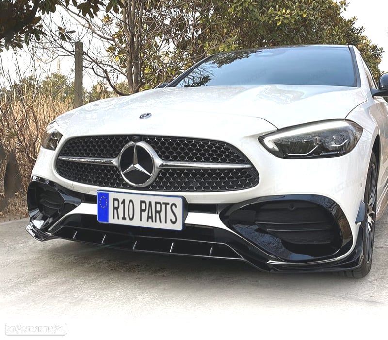 SPOILER FRONTAL MERCEDES CLASE C W206 21- PRETO BRILHANTE - 5