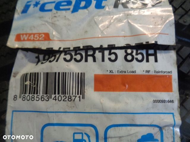 1X HANKOOK WINTER ICEPT RS2 195/55R15 85H - 4