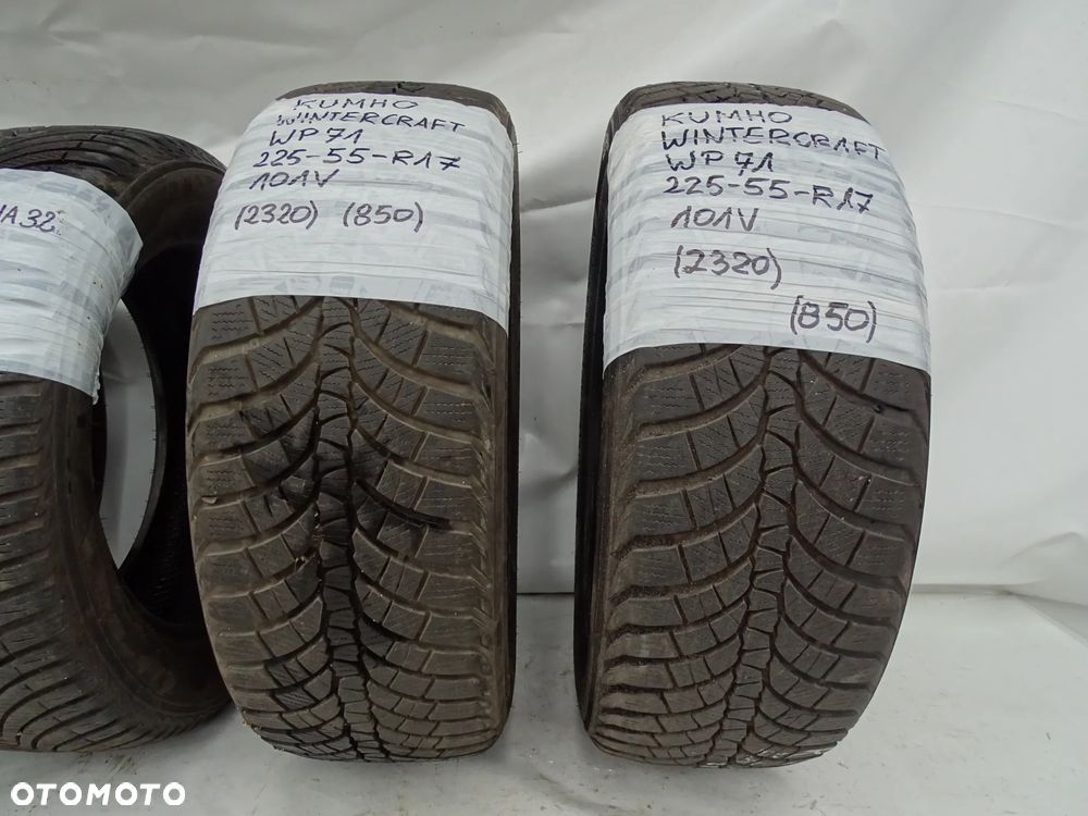 OPONY OPONA KUMHO WINTERCRAFT WP71 225/55/17 7.5mm 2020r. F-VAT - 1