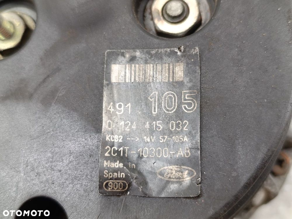 ALTERNATOR FORD TRANSIT V 2C1T-10300-AB 0124415032  BOSCH 2.0 TDCI - 3