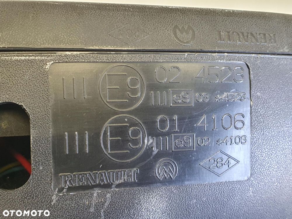 LUSTERKO PRAWE Renault Kangoo I 98-08r _ PASAŻERA 5 Pin kabli ANGLIK - 6