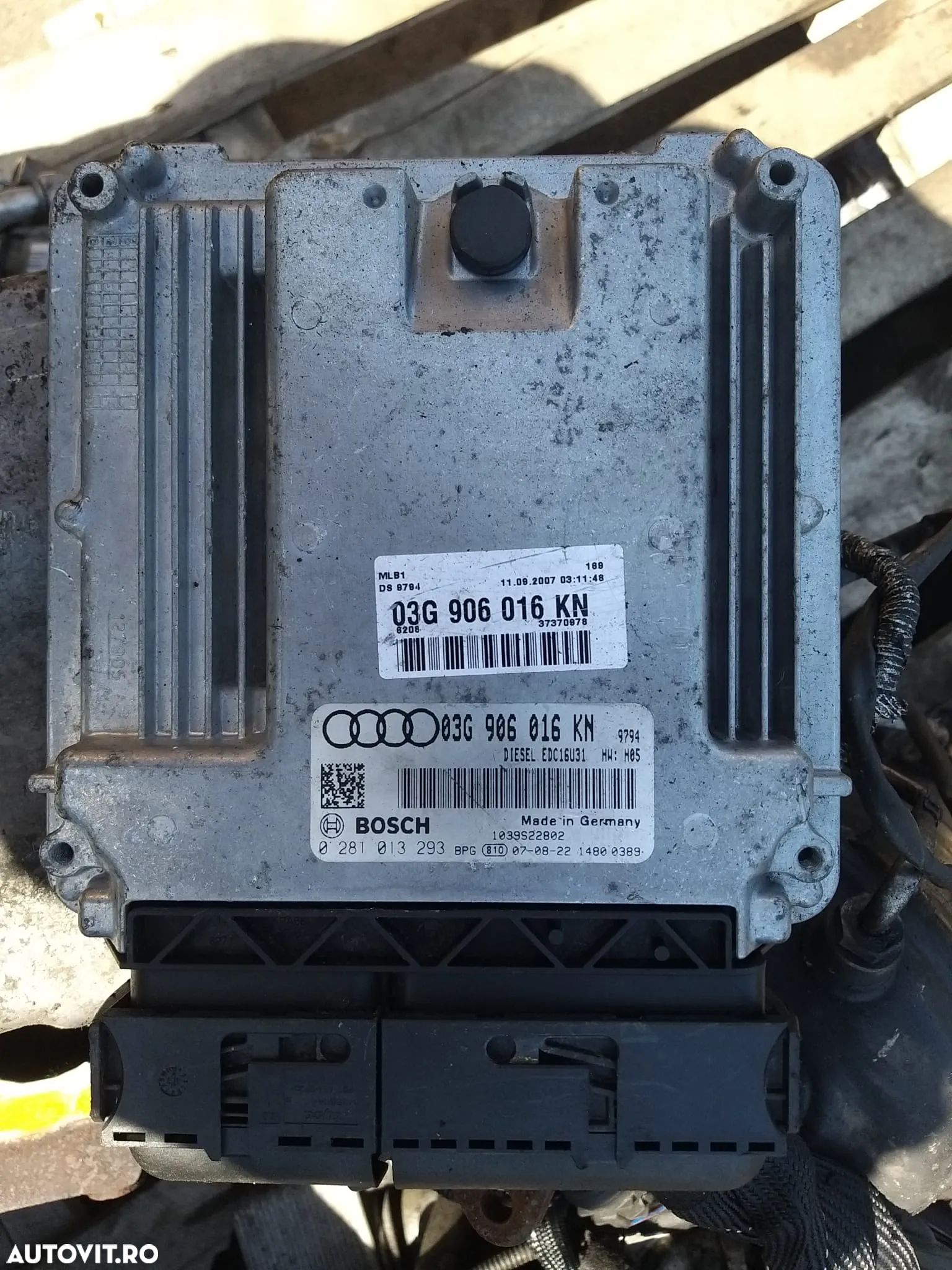 Calculator cod: 03G906016KN pentru Audi A4 B7 2.0 TDI BPW din 2007 - 1