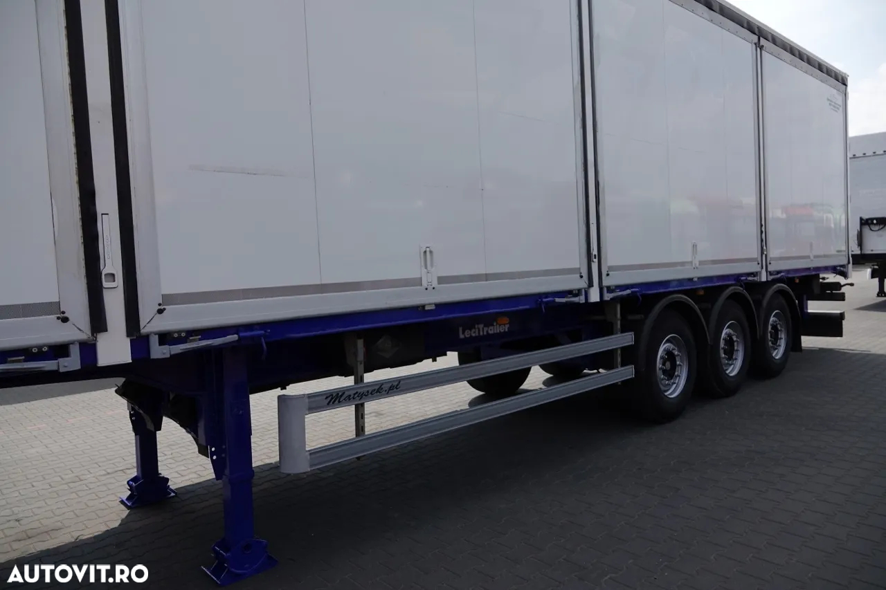 LeciTrailer CONTAINER / LOT / LATERALURI DESCHISE / PODEA RESISTENTĂ ȘI BAIE - 11