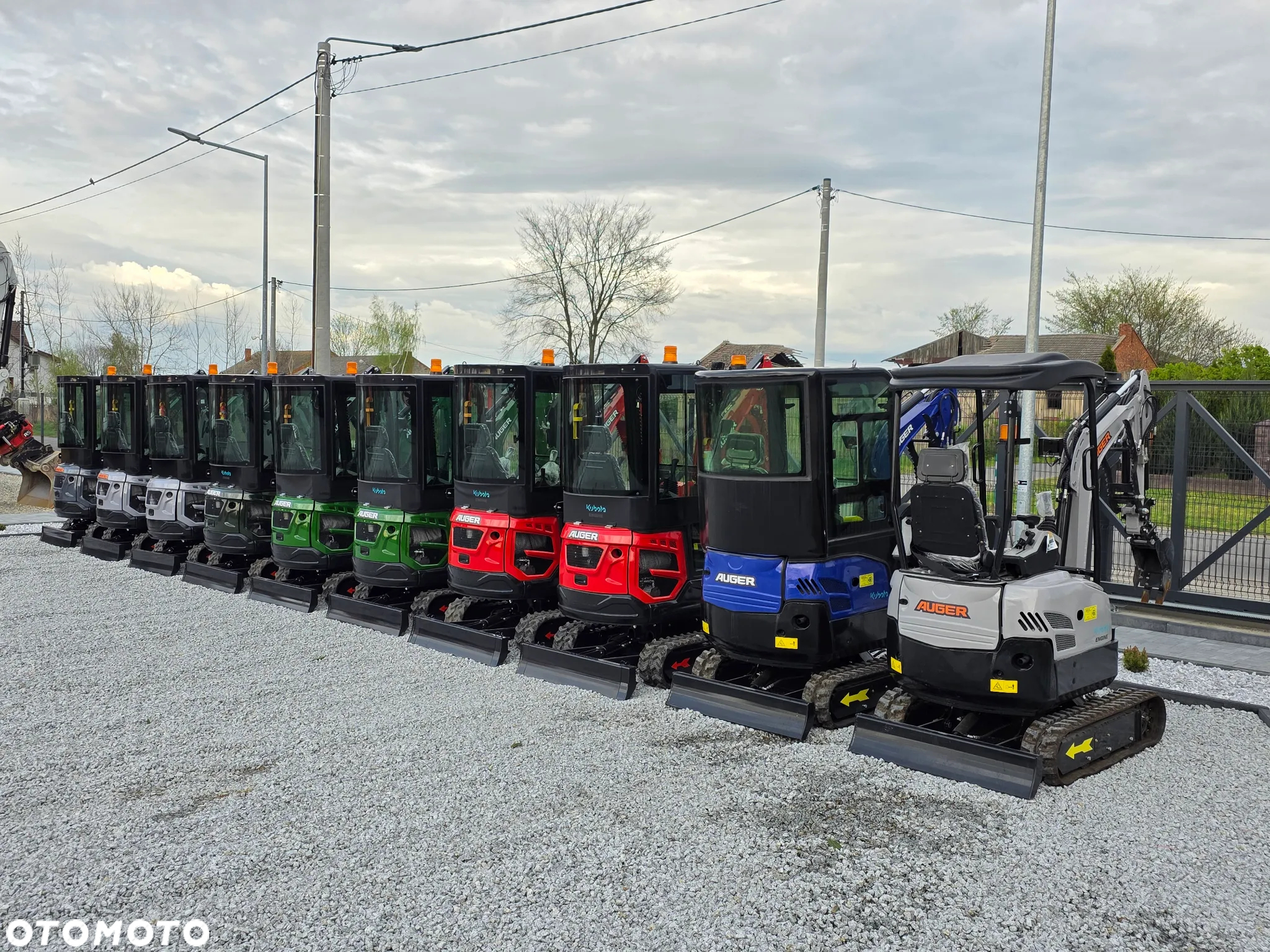 Kubota NOWA MINIKOPARKA AUGER HT 18, SILNIK KUBOTA, 3 ŁYŻKI - 3