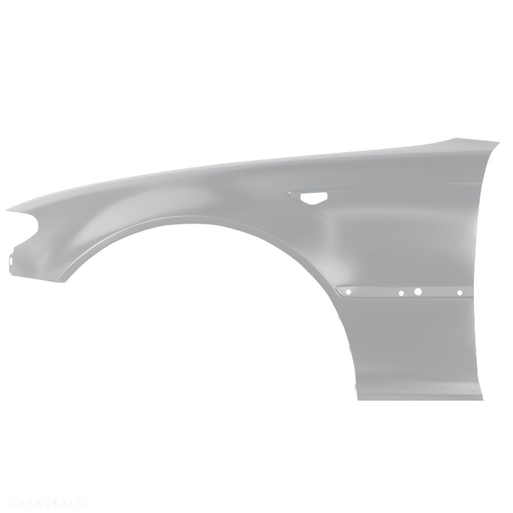 BLU Błotnik BMW 3 E46 Coupe Cabrio Lci Lift 354 Lewy Srebrny 2003-2006 przód TitaniumSilver - 2