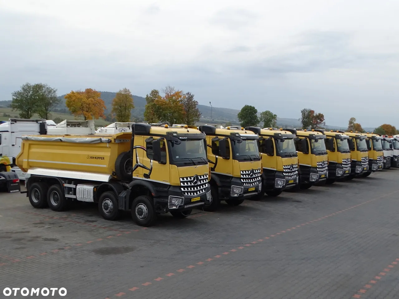 Mercedes-Benz AROCS 4145 / 8x8 / WYWROTKA TYLNOZSYPOWA / KH KIPPER  / EURO 6 - 5