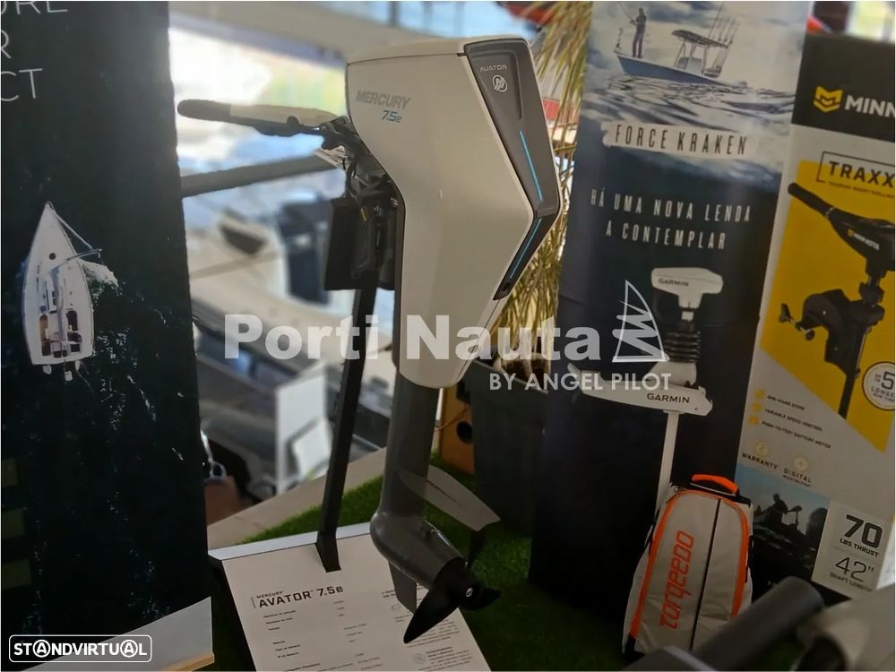 Motor fora de borda elétrico Mercury Avator 7.5E ML - 2