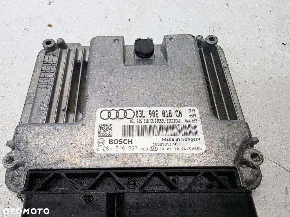 KOMPUTER STEROWNIK SILNIKA AUDI Q3 8U 2.0 TDI 03L906018ES 03L906018CN - 2