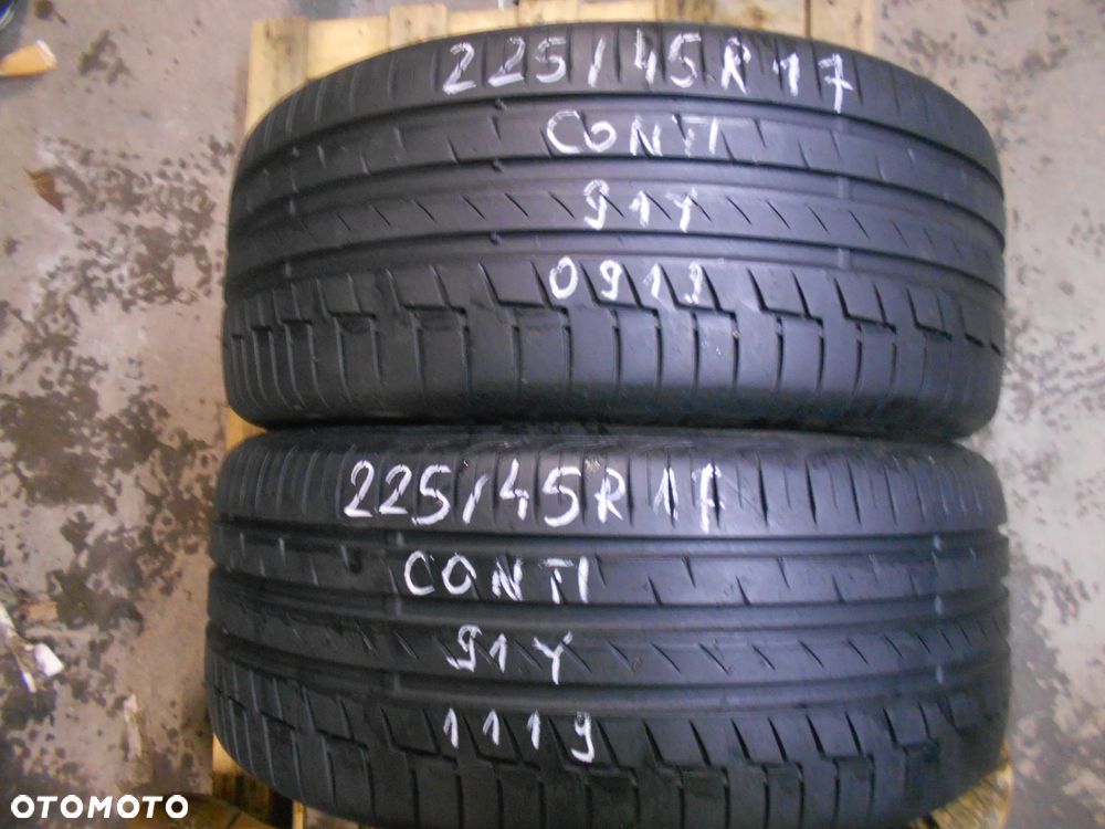 OPONY 225/45R17 CONTINENTAL PREMIUM CONTACT 6 DOT 1119 / 0919 7.6MM - 1