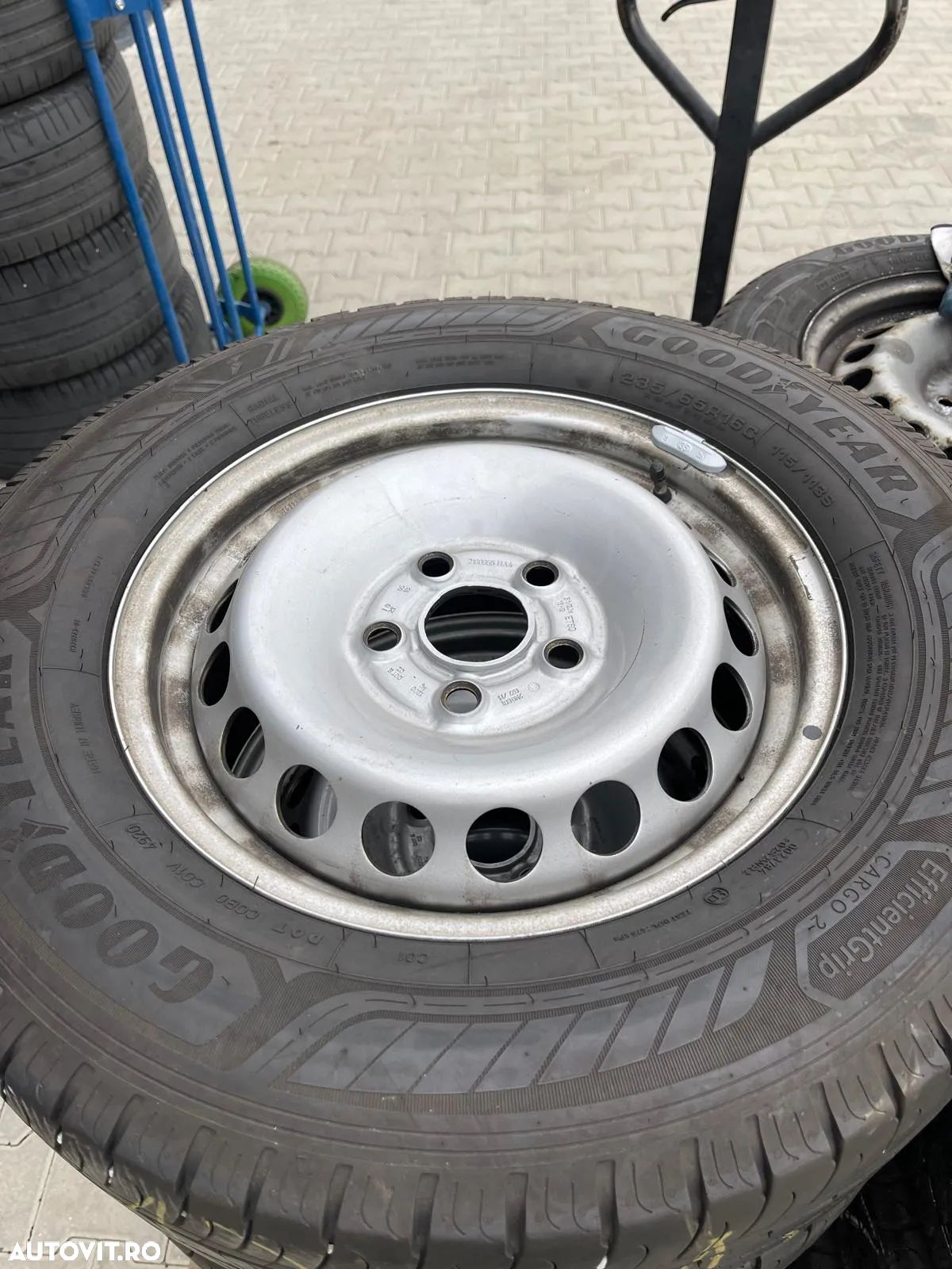 Jante Vw Crafter new cu anvelope vara Goodyear 235/65/16c - 1