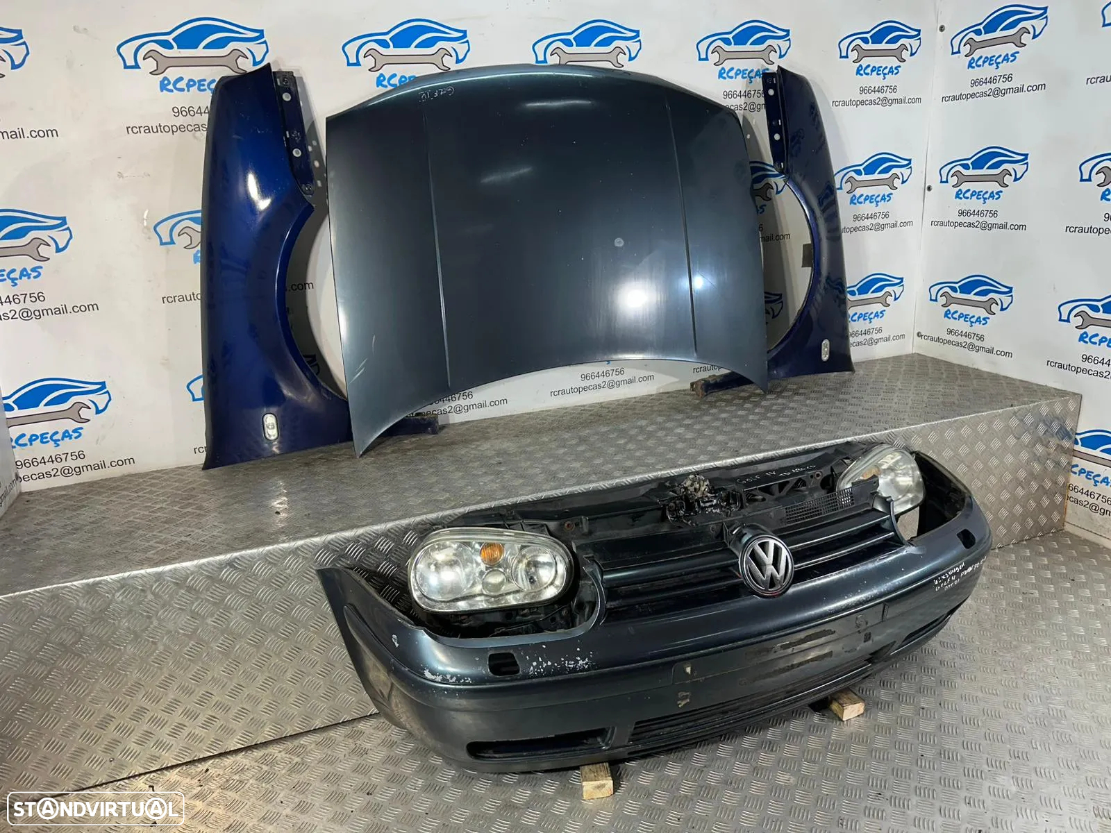 Frente Completa VW Volkswagen Golf 4 Mk4 1J GT TDi 130cv Com Farol Nevoeiro 1997 - 2004 - 3
