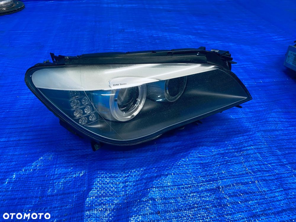 REFLEKTOR LAMPA LEWA PRAWA LEWY PRAWY PRZÓD PRZEDNIA XENON KSENON BI-XENON NIESKRĘTNY BMW 7 F01 F02 PRZEDLIFT 11R ; 7182140 7182139  61337182140 61337182139 ORYGINAŁ EUROPA - 6