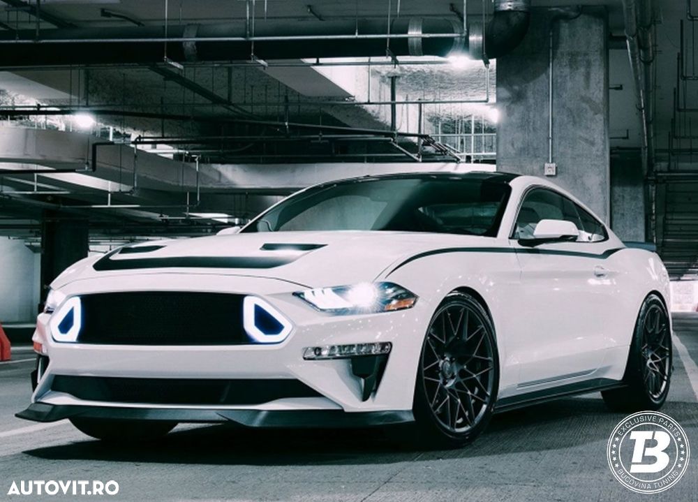 Grila Centrala cu LED compatibila cu Ford Mustang Mk6 VI RTR Design - 9