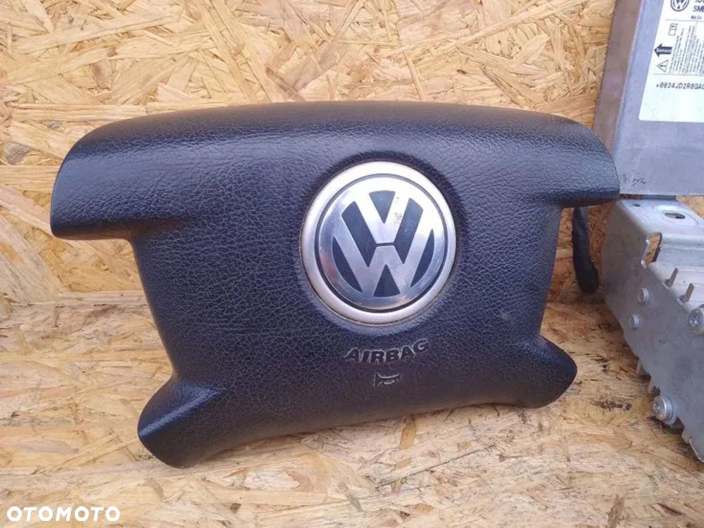 Airbag Poduszka Kierowcy Pasażera Sensor Pasy Komplet Vw Transporter T5 - 2