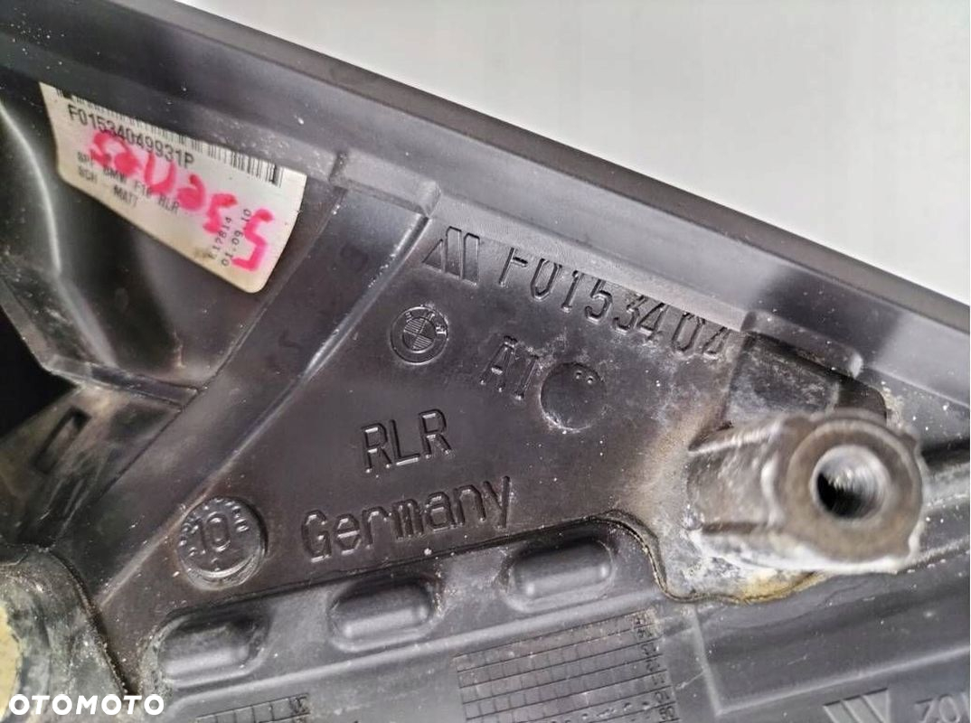 LUSTERKO PRAWE BMW F10 F11 5 PIN UK F01534049931P - 5