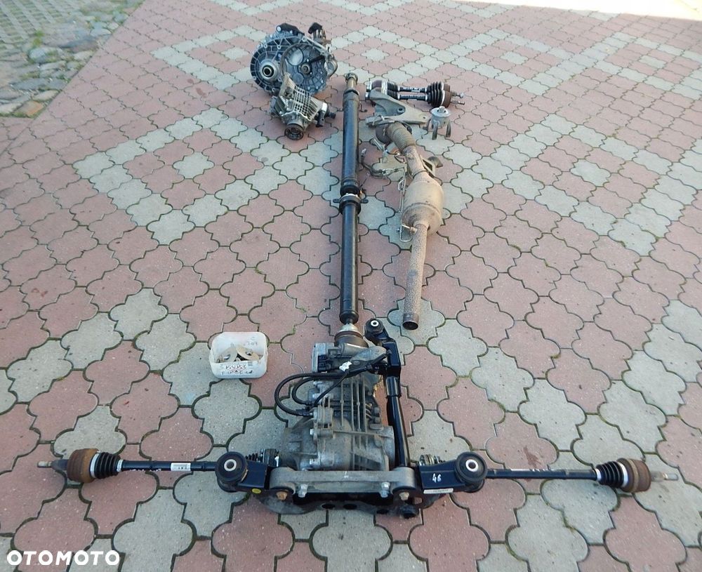 vw t5 lift 2.0tdi napęd skrzynia most reduktor półoś wał wydech 4x4 4motion - 4
