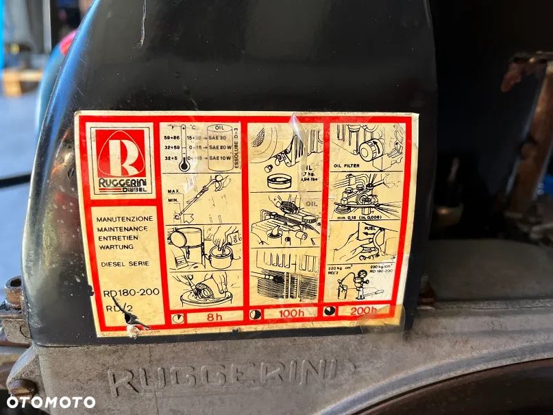 SILNIK RUGGERINI rd 180-200 lombardini 14kW diesel - 3