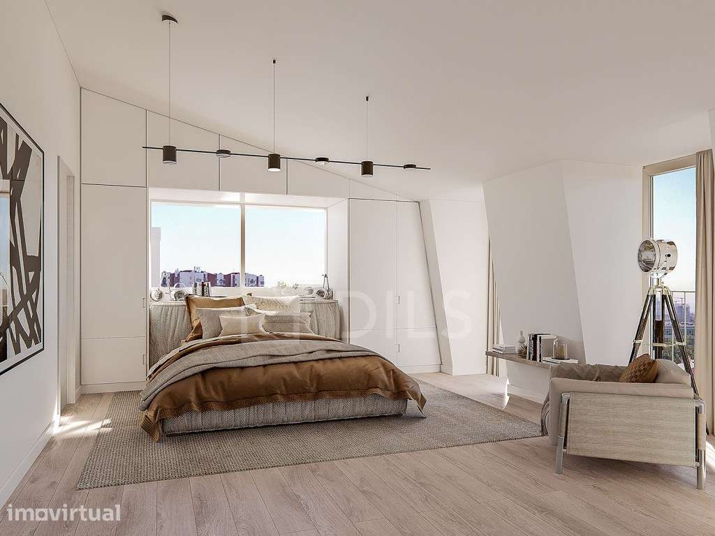 Apartamento T3 com varanda inserido em novo empreendimento em Lisboa - Grande imagem: 2/40